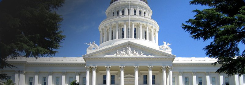 A state capitol building